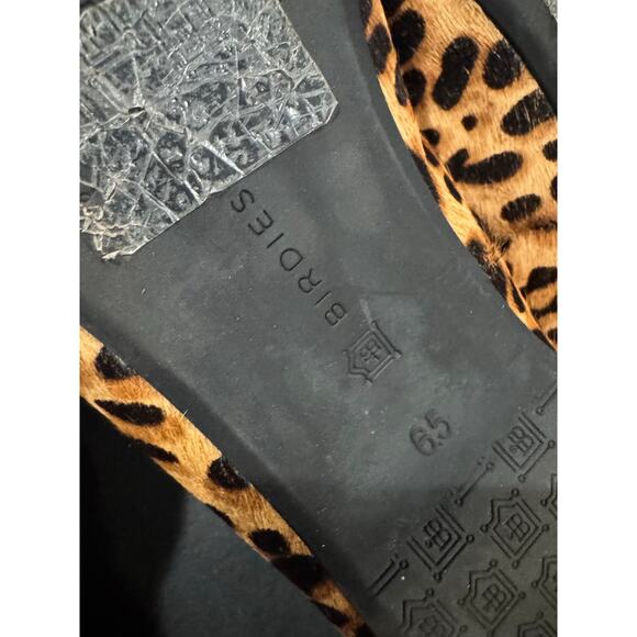Birdies Calf Hair Leopard Print Classic Flats Size 6.5 - Picture 10 of 12